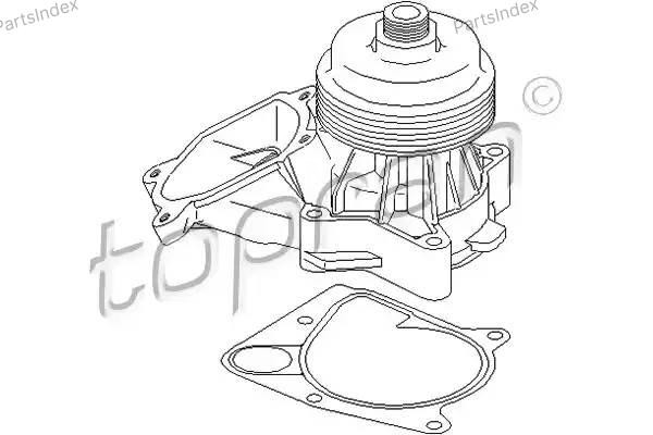 Насос - помпа системы охлаждения ДВС HANS PRIES 500 311 Тбилиси - изображение 1