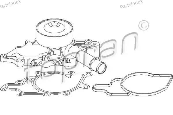 წყლის ტუმბო (გაგრილების სისტემის) wlis nasosi HANS PRIES 401 466 თბილისი - photo 1