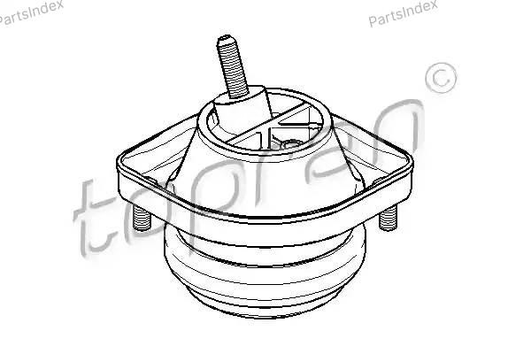 Подушка двигателя HANS PRIES 500 749 Тбилиси - изображение 1