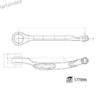 დაკიდების ბერკეტი richagi Febi bilstein 177896 თბილისი
