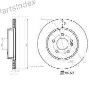 სამუხრუჭე დისკი oporni diski Febi bilstein 107224 თბილისი