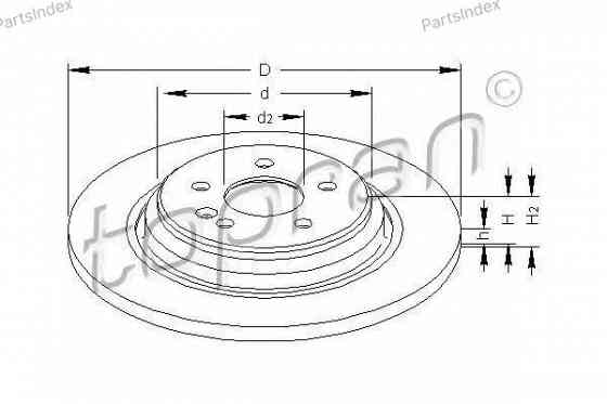 Brake Disc HANS PRIES 401 402 Tbilisi