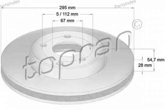 სამუხრუჭე დისკი oporni diski HANS PRIES 401 051 თბილისი