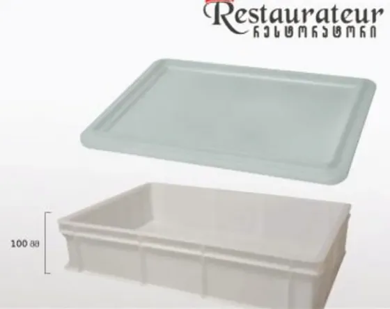 Контейнер с крышкой из полиэтилена. Тбилиси