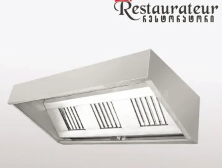 Უ/Стальной вытяжной колпак 2500x1200x600 мм Тбилиси - изображение 1