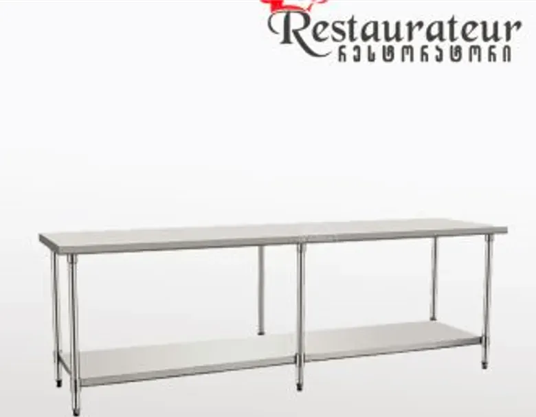 Обеденный стол с нижней полкой 210x80x85 см. Тбилиси - изображение 1