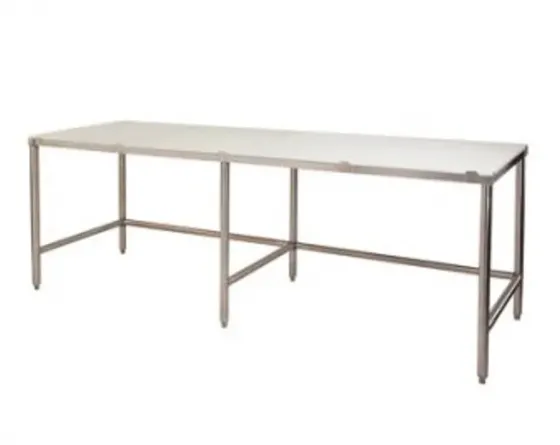 Стальной стол с полиэтиленовой столешницей (180x80x85) Тбилиси