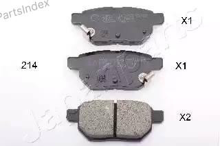 Колодки тормозные дисковые Japan Parts Group PP-214AF Тбилиси - изображение 1