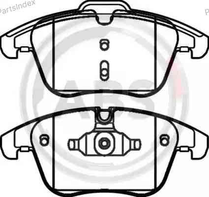 Колодки тормозные дисковые A.B.S. 37568 Тбилиси