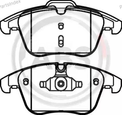 Колодки тормозные дисковые A.B.S. 37568 Тбилиси - изображение 2