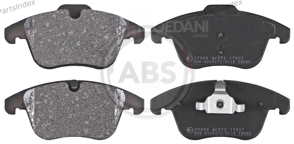 Колодки тормозные дисковые A.B.S. 37568 Тбилиси - изображение 1