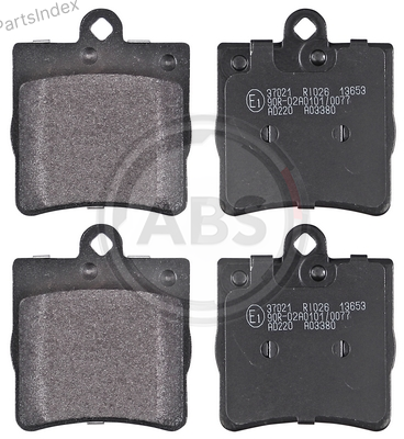 Колодки тормозные дисковые A.B.S. 37021 Тбилиси