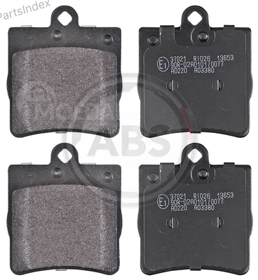 Колодки тормозные дисковые A.B.S. 37021 Тбилиси - изображение 1
