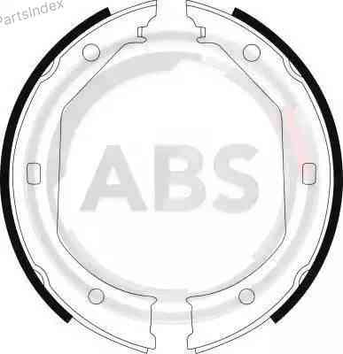 Колодки тормозные барабанные A.B.S. 8973 Тбилиси