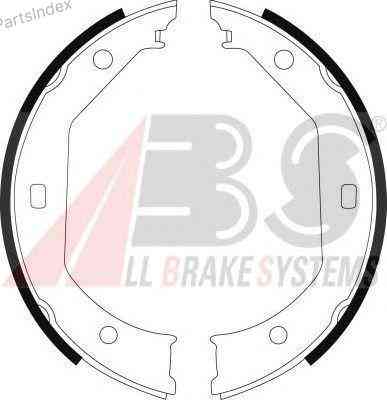 Колодки тормозные барабанные A.B.S. 8973 Тбилиси