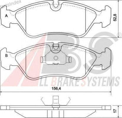 Колодки тормозные дисковые A.B.S. 36667 Тбилиси - изображение 3