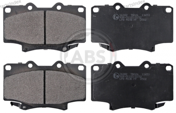 Колодки тормозные дисковые A.B.S. 36882 Тбилиси