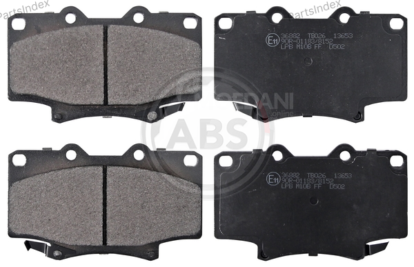 Колодки тормозные дисковые A.B.S. 36882 Тбилиси - изображение 1