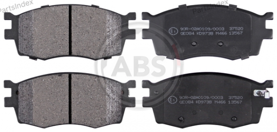 Колодки тормозные дисковые A.B.S. 37520 Тбилиси