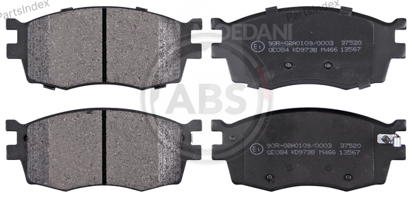 Колодки тормозные дисковые A.B.S. 37520 Тбилиси - изображение 1