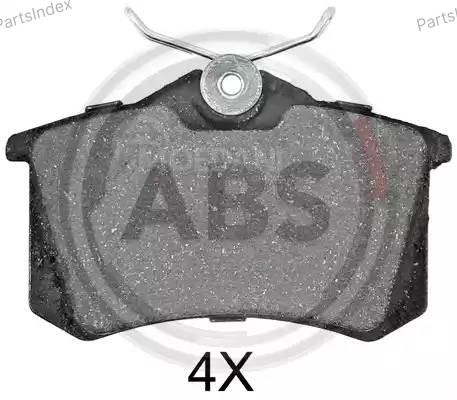 Колодки тормозные дисковые A.B.S. 36623 Тбилиси - изображение 2