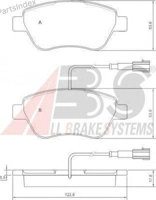 Колодки тормозные дисковые A.B.S. 37280 Тбилиси - изображение 7