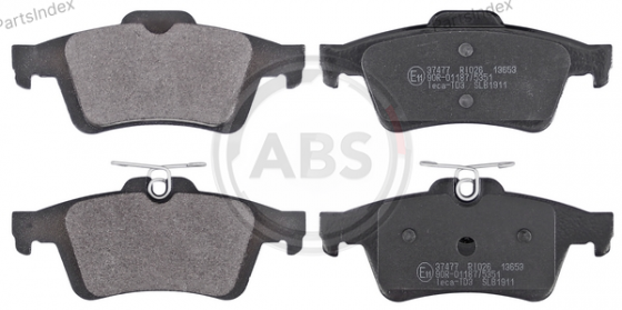 Колодки тормозные дисковые A.B.S. 37477 Тбилиси