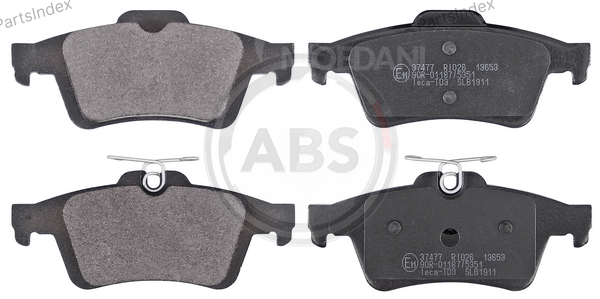 Колодки тормозные дисковые A.B.S. 37477 Тбилиси - изображение 1