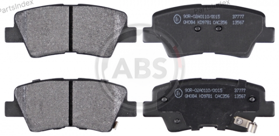 Колодки тормозные дисковые A.B.S. 37777 Тбилиси