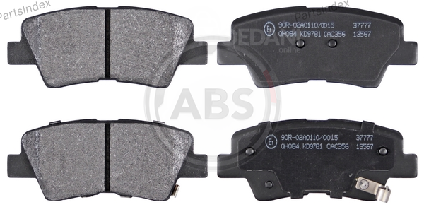 სამუხრუჭე დისკის ხუნდები  hundebi A.B.S. 37777 თბილისი - photo 1