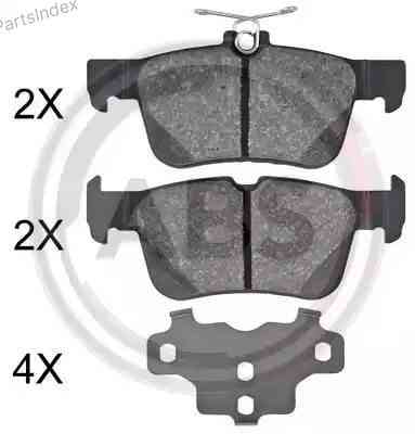 Колодки тормозные дисковые A.B.S. 35060 Тбилиси
