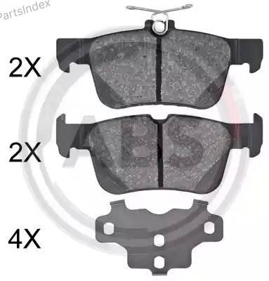 Колодки тормозные дисковые A.B.S. 35060 Тбилиси - изображение 2
