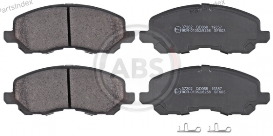 Колодки тормозные дисковые A.B.S. 37202 Тбилиси