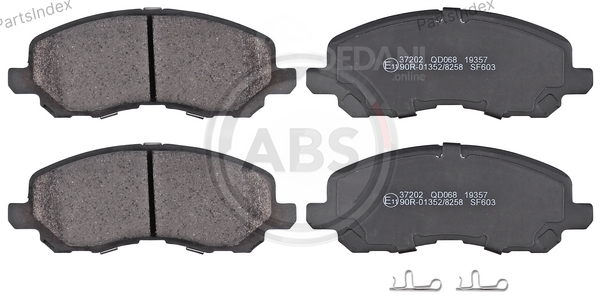 Колодки тормозные дисковые A.B.S. 37202 Тбилиси - изображение 1