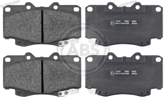 Колодки тормозные дисковые A.B.S. 37649 Тбилиси