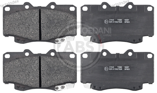 Колодки тормозные дисковые A.B.S. 37649 Тбилиси - изображение 1