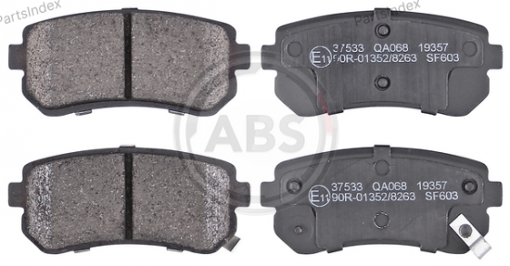 Колодки тормозные дисковые A.B.S. 37533 Тбилиси