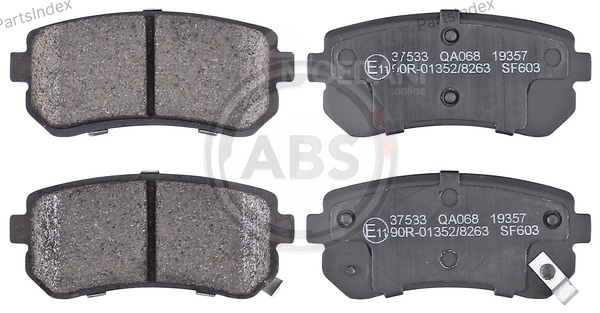 Колодки тормозные дисковые A.B.S. 37533 Тбилиси - изображение 1