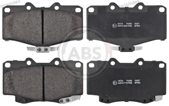 Колодки тормозные дисковые A.B.S. 36724 Тбилиси