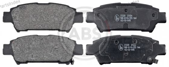 Колодки тормозные дисковые A.B.S. 37228 Тбилиси