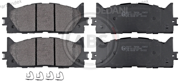 Колодки тормозные дисковые A.B.S. 37677 Тбилиси - изображение 1