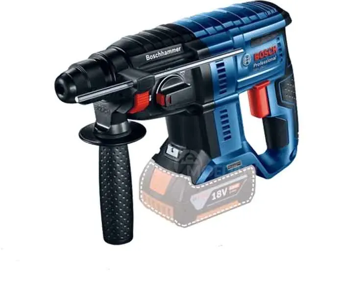 Аккумуляторная ударная дрель Bosch GBH 180-LI + (1x4, 0 Ач + галлоны 18-40 C) (18 В) Тбилиси - изображение 2