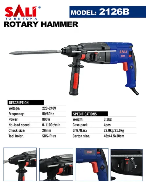 Дрель Sali 2126B (800 Вт) Тбилиси - изображение 7