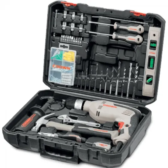 Პერფერატორი და ინსტრუმენტების ნაკრები Crown Ck10-Xa98C თბილისი