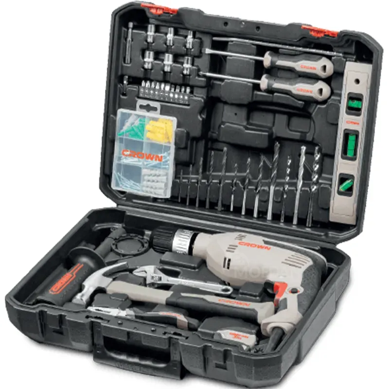 Პერფერატორი და ინსტრუმენტების ნაკრები Crown Ck10-Xa98C თბილისი - photo 1