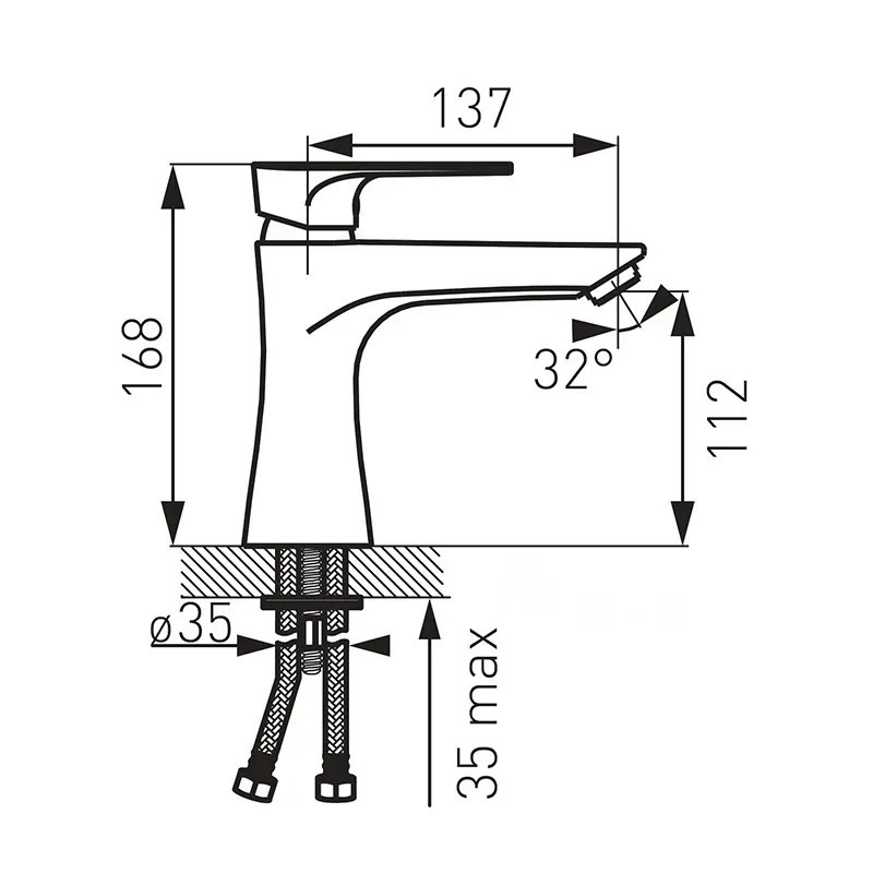 Дозатор мыла Ferro Algeo Square Baq2 Тбилиси - изображение 2