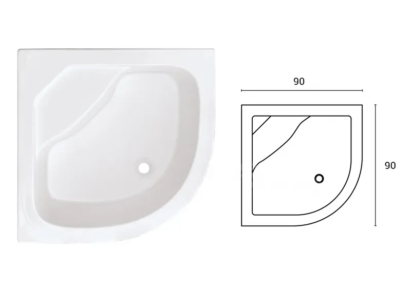 Подушка для душевой кабины Vela Banyo (100*100*45) Тбилиси - изображение 2