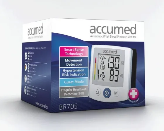 Მაჯის ელექტრო წნევის საზომი აპარატი Accumed Br705 თბილისი