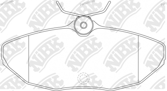 Колодки тормозные дисковые Nibk PN0146 Тбилиси