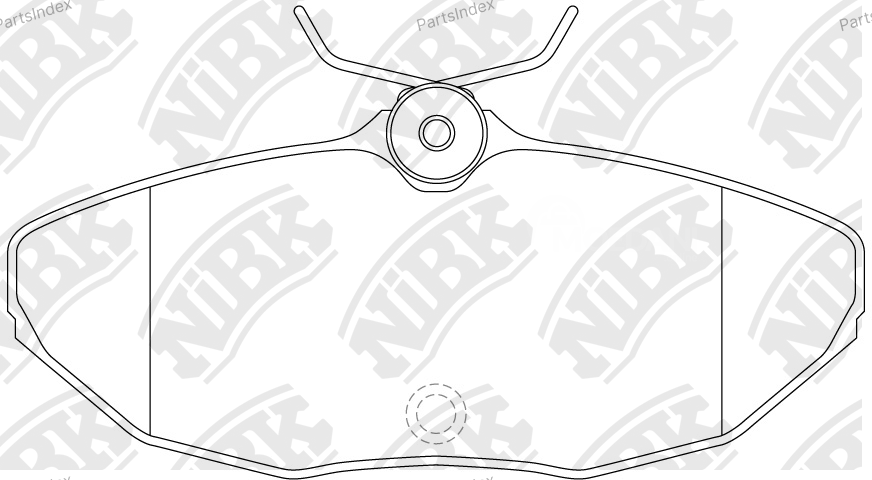 Колодки тормозные дисковые Nibk PN0146 Тбилиси - изображение 1